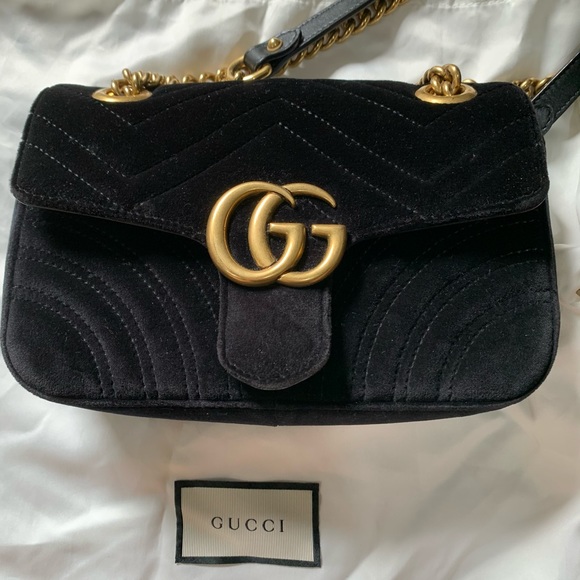 Gucci Handbags - Gucci Marmont GG Shoulder Bag in Small Mini Size